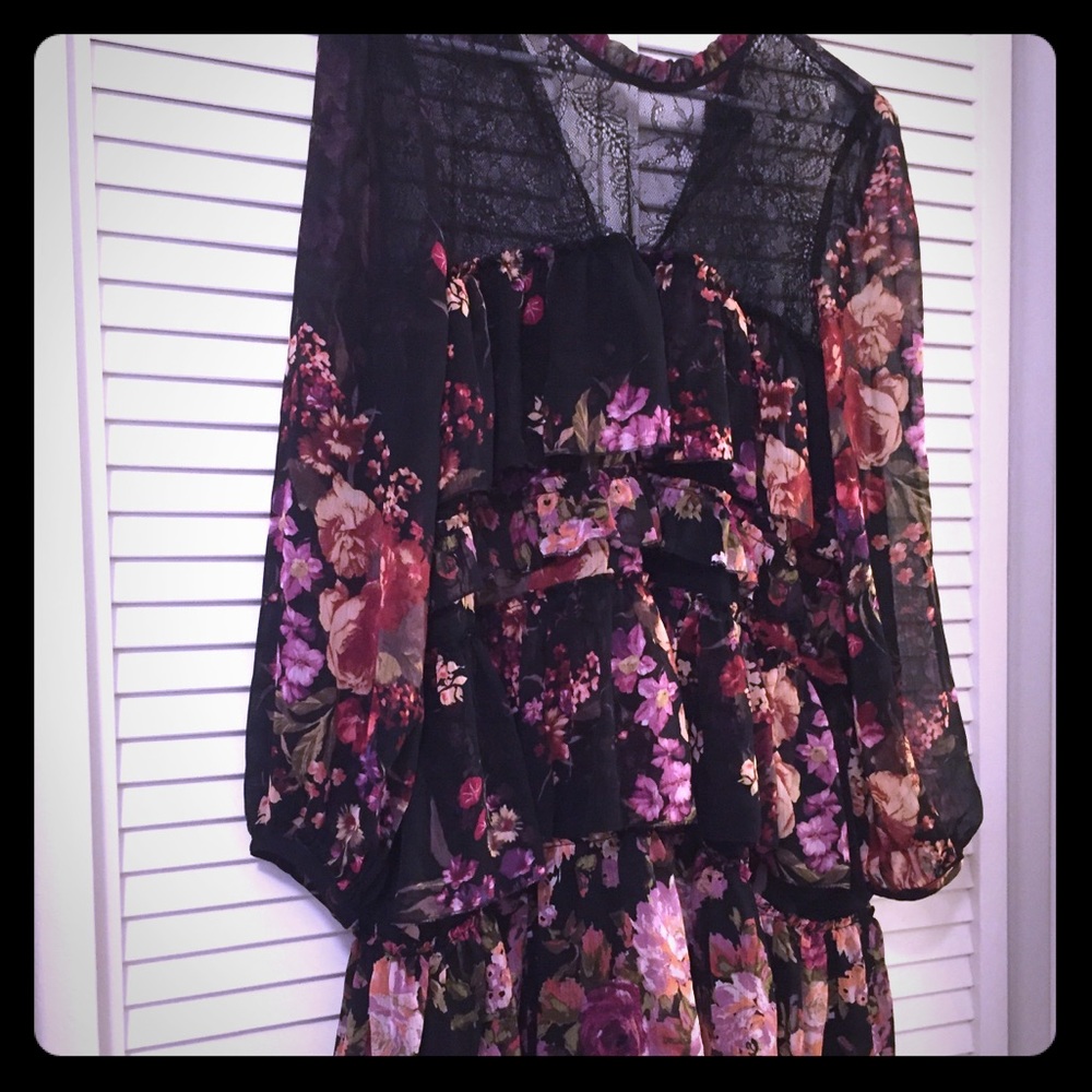 Zara flower dress